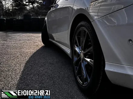 벤츠휠도색 인천 벤츠 C117 CLA 200d 고스트크롬 휠 도색 18인치 콘티넨탈 타이어 교체 / 인천 서구