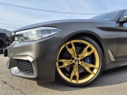 BMW휠도색 인천 김포 BMW G30 M550d 20인치 골드 휠 도색 / 인천 서구