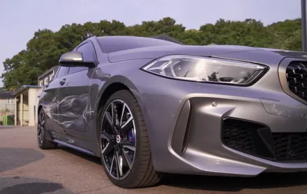 BMW휠도색 인천 BMW F40 M135i 블랙폴리쉬 19인치 휠 복원 도색 / 인천 서구