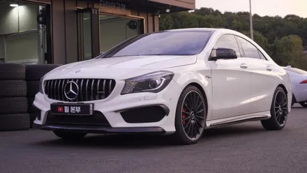 김포휠복원 벤츠 C117 CLA45 AMG TPMS센서교체 휠굴절수리 휠복원 타이어 교체 / 인천 서구