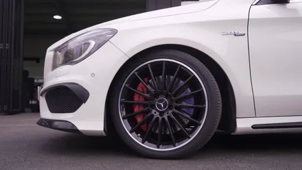 김포휠복원 벤츠 C117 CLA45 AMG TPMS센서교체 휠굴절수리 휠복원 타이어 교체 / 인천 서구