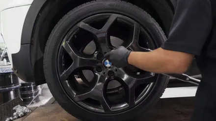 BMW휠도색 김포 BMW E70 X5 35i 휠 복원 도색 한국 HPX 타이어 교체 / 인천 서구