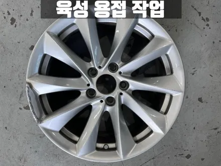 청라휠도색 BMW F36 420i 18인치 블랙 유광 휠 도색 / 인천 서구