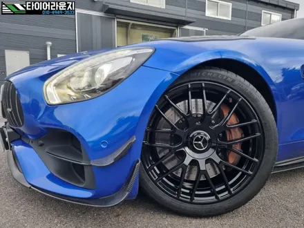 인천 송도휠도색 벤츠 AMG GT S 유광 블랙 20인치 휠 도색 / 인천 서구