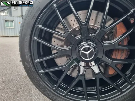 인천 송도휠도색 벤츠 AMG GT S 유광 블랙 20인치 휠 도색 / 인천 서구