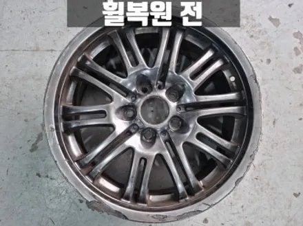 BMW E46 325i 쿠페 하이퍼 블랙 휠 복원 미쉐린 PS5 타이어 교체 / 인천 서구