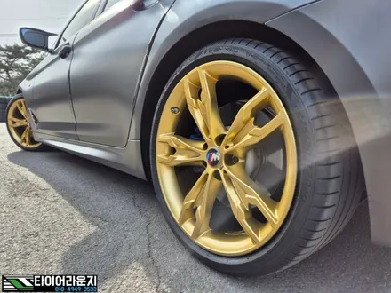 BMW휠도색 인천 김포 BMW G30 M550d 20인치 골드 휠 도색 / 인천 서구