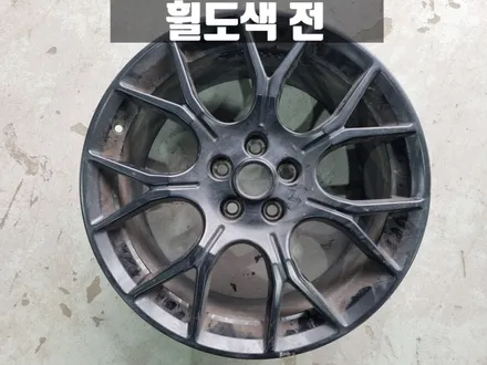 검단 휠도색 포드 머스탱 유광 블랙 19인치 휠 도색 / 인천 서구