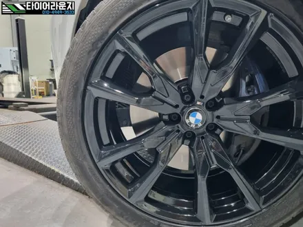 김포휠도색 BMW G07 X7 유광 블랙 22인치 휠 도색 / 인천 서구