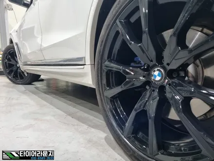 김포휠도색 BMW G07 X7 유광 블랙 22인치 휠 도색 / 인천 서구