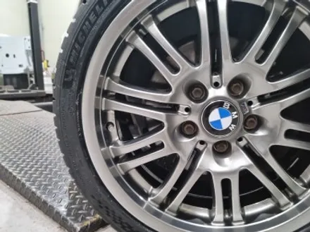BMW E46 325i 쿠페 하이퍼 블랙 휠 복원 미쉐린 PS5 타이어 교체 / 인천 서구