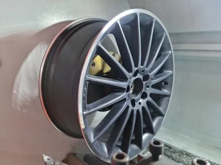 벤츠 W205 C43 AMG 인천 검단 컷팅 휠 복원 비용은? / 인천 서구