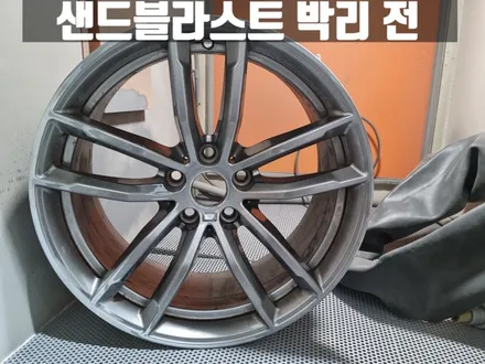 BMW G30 520d 김포 장기동 5시리즈 순정 휠 복원 타이어 교체 / 인천 서구