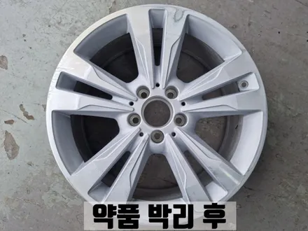 벤츠 W212 E300 김포 고촌 하이퍼실버 휠 도색 / 금호 솔루스 TA51 타이어 교체 / 인천 서구