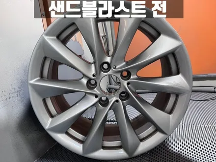 청라휠도색 BMW F36 420i 18인치 블랙 유광 휠 도색 / 인천 서구