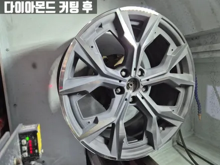 인천 부평 BMW i4 다이아몬드 컷팅 휠 복원 전기차용 타이어 교체 / 인천 서구