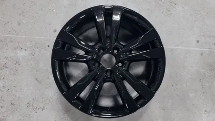 인천휠도색 벤츠 W205 C200 18인치 유광 블랙 휠 도색 비용 / 인천 서구