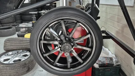일산휠도색 BMW F10 520d 휠 복원 도색 한국 벤투스 air S 타이어 교체 / 인천 서구
