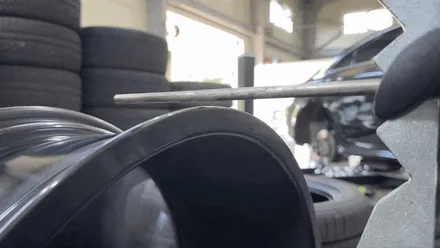 김포휠굴절수리 벤츠 C257 CLS450d 휠 굴절 6개 수리 / 인천 서구