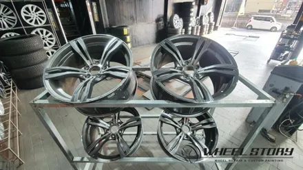 매트그레이 19인치 휠도색 BMW 5시리즈 [독산동 시흥동 난향동 삼성동] / 서울 구로, 양천, 동작, 관악, 영등포, 부천, 안양