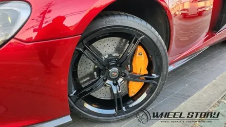 맥라렌 650S 앞19인치 뒤20인치 휠도색 블랙유광 가격표 / 서울 구로, 양천, 동작, 관악, 영등포, 부천, 안양