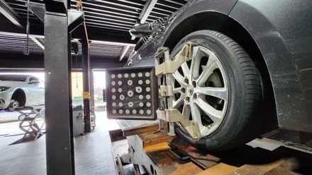 신길동 토요타 아발론 225/45R18-휠복원 작업후 사계절 한국타이어 벤투스 프리미엄컴포트 S2 AS까지 장착완료! / 서울 구로, 양천, 동작, 관악, 영등포, 부천, 안양