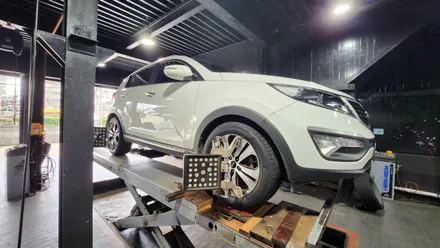 구로동 기아 스포티지 TLX (235/55R18)-완벽한 핸들링, 편안한 승차감과 정숙성,겨울철 성능까지 잘갖춘 SUV전용 올웨더타이어, 한국타이어 다이나프로 컴포트HPX / 서울 구로, 양천, 동작, 관악, 영등포, 부천, 안양