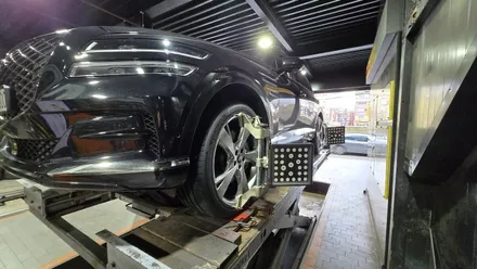 신림동 제네시스GV80 (265/40R22)-뛰어난 승차감과 정숙성, 더욱 길어진 마모수명으로 모든계절에서 안전하게 장착할 수 있는 한국타이어 다이나프로HPX / 서울 구로, 양천, 동작, 관악, 영등포, 부천, 안양