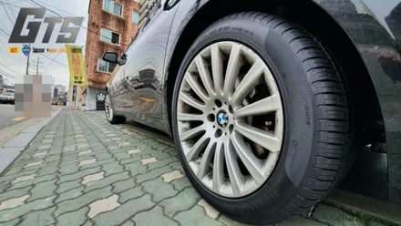 휠분체도색 다이나컷팅 수리 휠스토리 BMW 7시리즈 방문 피렐리 피제로올시즌 타이어장착! / 서울 구로, 양천, 동작, 관악, 영등포, 부천, 안양