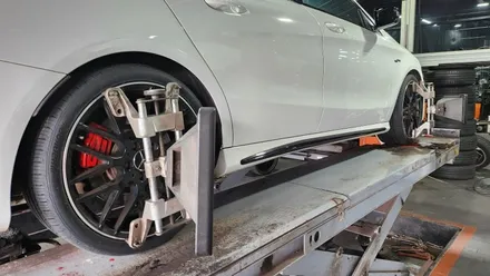 철산동 벤츠 CLA45 AMG 국산사계절타이어 교체비용싼곳, 한국타이어 벤투스 컴포트 S2 AS 235/35ZR19 작업후기 / 서울 구로, 양천, 동작, 관악, 영등포, 부천, 안양