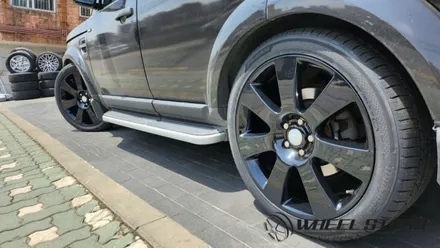 랜드로버 디스커버리4 22인치 마차휠 블랙유광 분체도색 가격표 / 서울 구로, 양천, 동작, 관악, 영등포, 부천, 안양