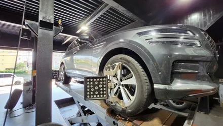 영등포동 제네시스GV80 (265/50R20) SUV 사계절용타이어싼곳, 한국타이어 신제품 다이나프로 프리미엄 컴포트 HPX 교체작업 후기 / 서울 구로, 양천, 동작, 관악, 영등포, 부천, 안양