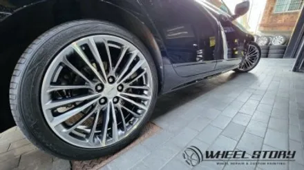 캐딜락 CT6 20인치 건메탈폴리쉬 다이아컷팅 수리 / 서울 구로, 양천, 동작, 관악, 영등포, 부천, 안양
