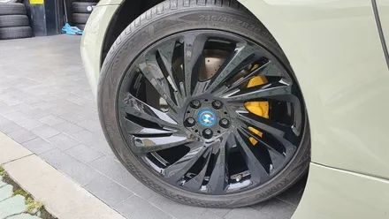신정동 BMW i8 20인치 휠 블랙유광 분체도색 작업후기 / 서울 구로, 양천, 동작, 관악, 영등포, 부천, 안양