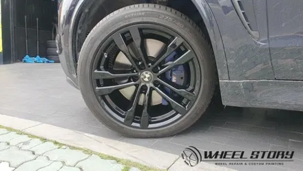BMW X5 20인치 개봉동 오류동 수궁동 휠복원도색 분체도장 블랙휠만들기 / 서울 구로, 양천, 동작, 관악, 영등포, 부천, 안양