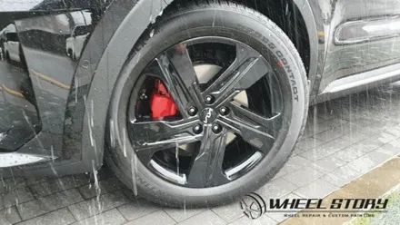 개봉동 천왕동 신정동 쏘렌토 하이브리드 19인치 블랙유광 휠분체도색 / 서울 구로, 양천, 동작, 관악, 영등포, 부천, 안양