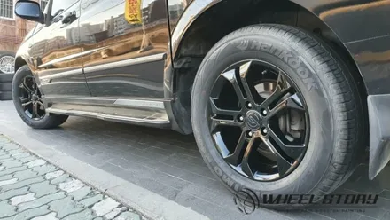 코란도스포츠 18인치 하이그로시블랙휠 휠도색비용문의 / 서울 구로, 양천, 동작, 관악, 영등포, 부천, 안양