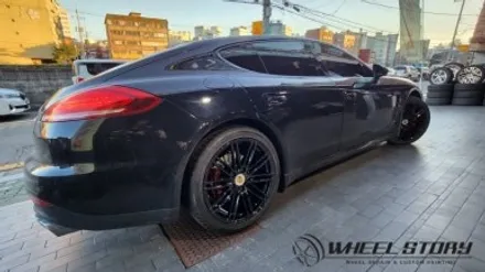 파나메라 20인치 블랙유광 휠도색비용 / 서울 구로, 양천, 동작, 관악, 영등포, 부천, 안양