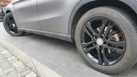 독산동 벤츠 GLA-18인치 블랙유광 분체도색 작업후기 / 서울 구로, 양천, 동작, 관악, 영등포, 부천, 안양