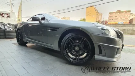 벤츠 SLK350 18인치 고스트크롬 휠도색복원 가격 40만원 / 서울 구로, 양천, 동작, 관악, 영등포, 부천, 안양