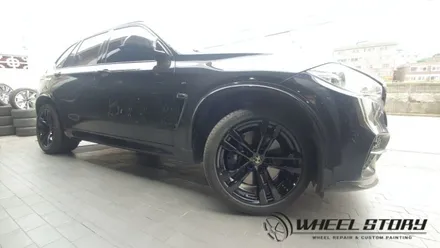 BMW X5 20인치 개봉동 오류동 수궁동 휠복원도색 분체도장 블랙휠만들기 / 서울 구로, 양천, 동작, 관악, 영등포, 부천, 안양
