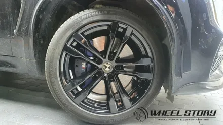 BMW X5 20인치 개봉동 오류동 수궁동 휠복원도색 분체도장 블랙휠만들기 / 서울 구로, 양천, 동작, 관악, 영등포, 부천, 안양