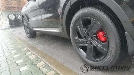 개봉동 천왕동 신정동 쏘렌토 하이브리드 19인치 블랙유광 휠분체도색 / 서울 구로, 양천, 동작, 관악, 영등포, 부천, 안양