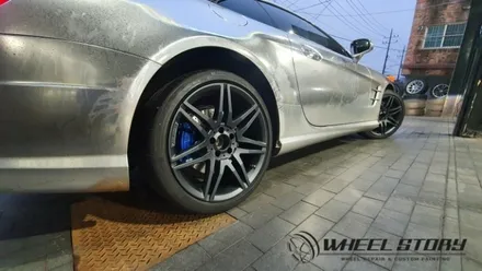 벤츠 SL400 18인치 매트그레이 도색 가격 / 서울 구로, 양천, 동작, 관악, 영등포, 부천, 안양