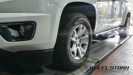 쉐보레 콜로라도 블랙유광 17인치 분체도색 잘하는 곳 휠스토리 / 서울 구로, 양천, 동작, 관악, 영등포, 부천, 안양