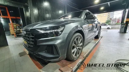 아우디 Q8 21인치 순정휠 블랙유광 휠분체도색 광명동 부천동 가산동 휠도색맛집! / 서울 구로, 양천, 동작, 관악, 영등포, 부천, 안양