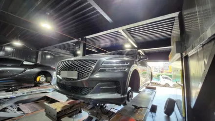 영등포동 제네시스GV80 (265/50R20) SUV 사계절용타이어싼곳, 한국타이어 신제품 다이나프로 프리미엄 컴포트 HPX 교체작업 후기 / 서울 구로, 양천, 동작, 관악, 영등포, 부천, 안양