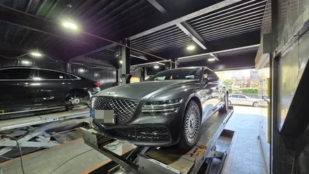 개봉동 제네시스 G80 (245/45R19, 275/40R19)-고급세단에 최적화되어 그립력과 정숙성이 뛰어나고 전기차/내연자 모두 장착가능한 금호타이어 윈터크래프트 WP72 / 서울 구로, 양천, 동작, 관악, 영등포, 부천, 안양