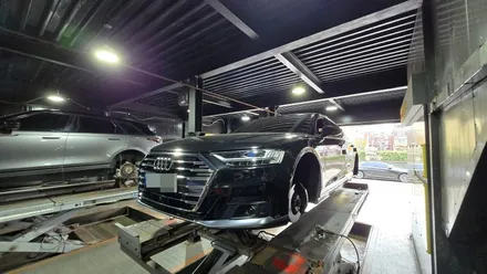 봉천동 아우디 A8L (265/40R20)-뛰어난 제동력과 고속주행 안정성, 사계절주행에 적합한 피렐리 신투라토P7 올시즌 타이어 / 서울 구로, 양천, 동작, 관악, 영등포, 부천, 안양