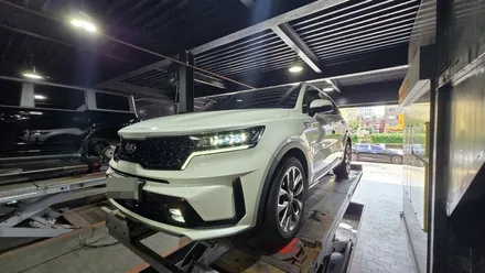 오류동 기아 쏘렌토 (255/45R20)-고성능 국산 SUV사계절타이어,한국타이어 다이나프로 컴포트 HPX 장착+휠허브 클리닝 작업후기 / 서울 구로, 양천, 동작, 관악, 영등포, 부천, 안양